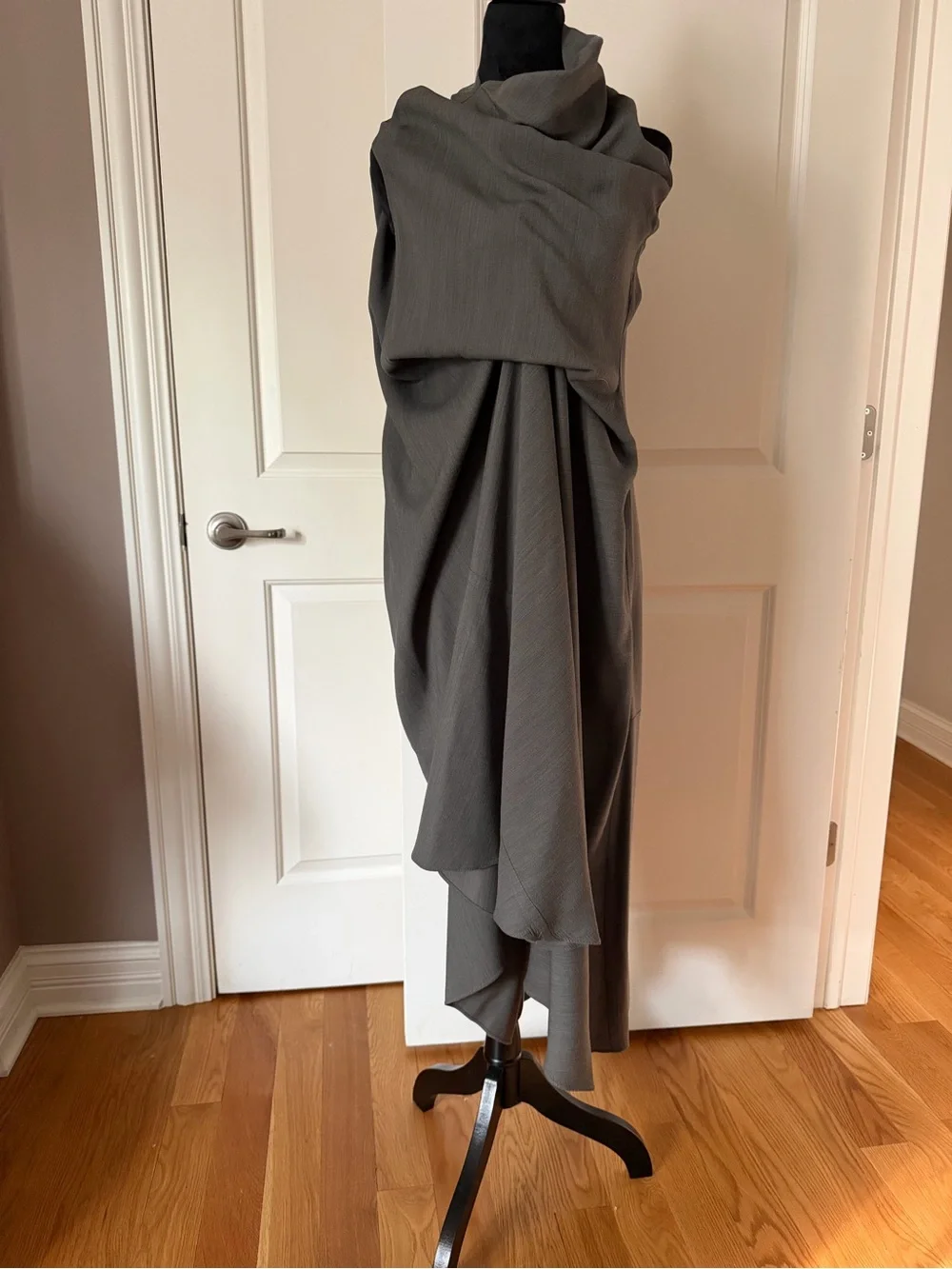 Rick Owens Gray Maxi Dress - Picture 1 of 13